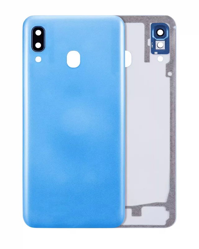 Capac Spate Sticla Samsung Galaxy A30 AMPlus (Blue)
