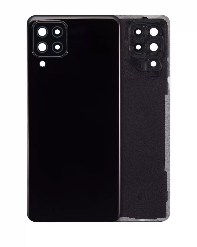 Capac Spate Sticla Samsung Galaxy A22 4G (A225) AMPlus (Black)