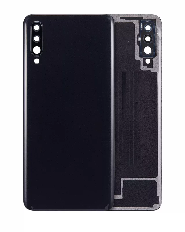 Capac Spate Sticla Samsung Galaxy A70 AMPlus (Black)