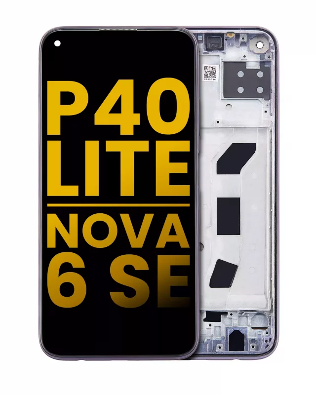 Display telefon Huawei P40 Lite / Nova 6 SE Refurbished (Black)