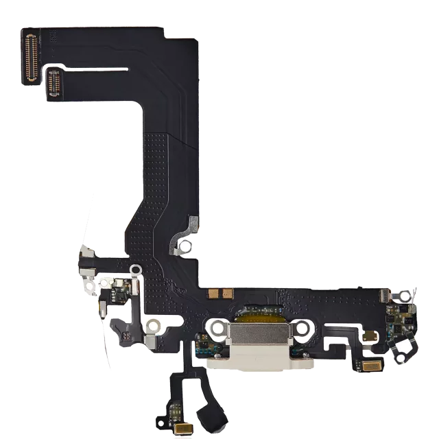Cablu Flex Port Incarcare Cu Placa iPhone 13 Mini AMPlus (Starlight)