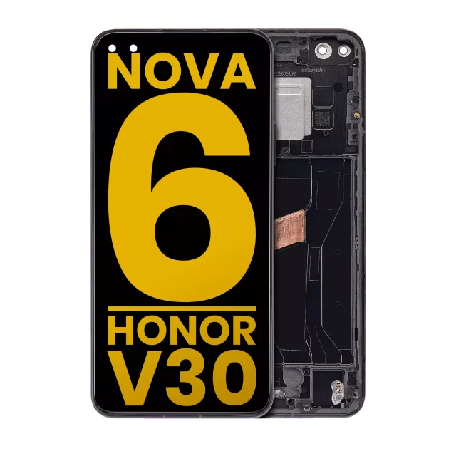 Display Huawei Nova 6 5G / Honor V30 (Refurbished) (Black)