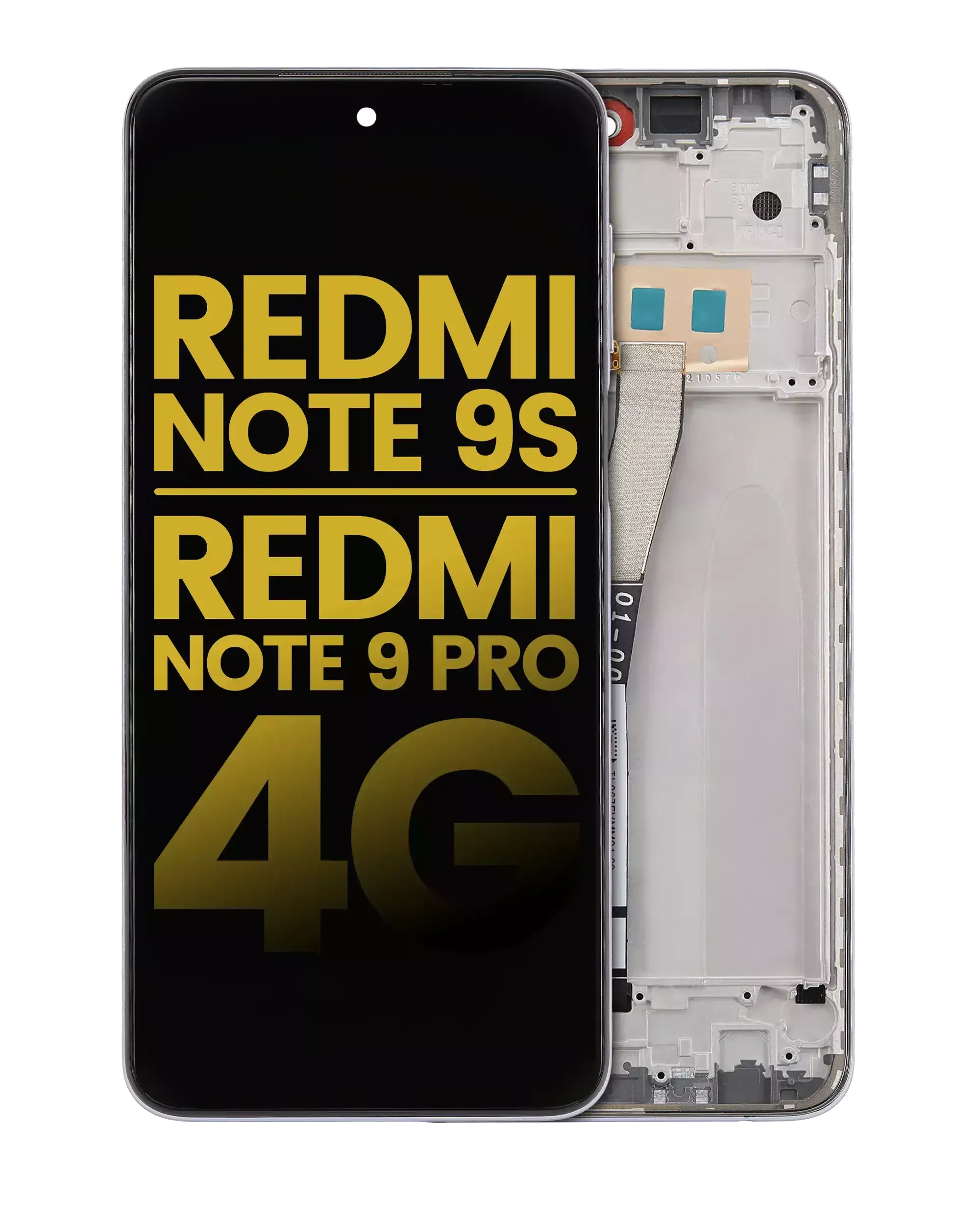 Display telefon Xiaomi Redmi Note 9S / Redmi Note 9 Pro 4G Refurbished (White)