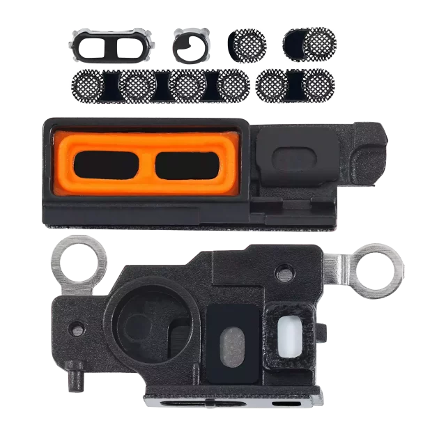 Plasa Protectie Praf Difuzor Principal/Microfon iPhone 14 Pro (Space Black) (10 Pack)
