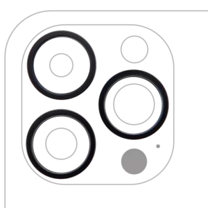 Inel Rama Camera Spate Telefon iPhone 14 Pro / 14 Pro Max (Space Black) (3 Piece Set)