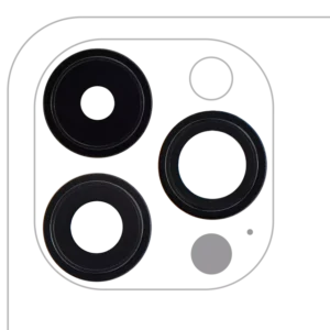 Lentila Camera Spate Cu Suport Si Rama iPhone 14 Pro / 14 Pro Max (Space Black) (3 Piece Set) Premium