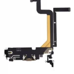 Cablu Flex Port Incarcare Cu Placa iPhone 14 Pro Max Premium (Gold) – imaginea 3