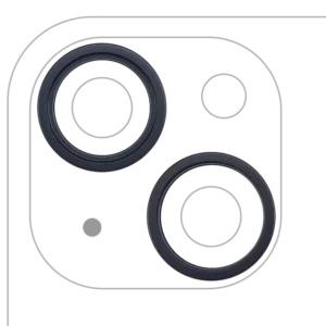 Inel Rama Camera Spate Telefon iPhone 14 / 14 Plus (Midnight) (2 Piece Set)