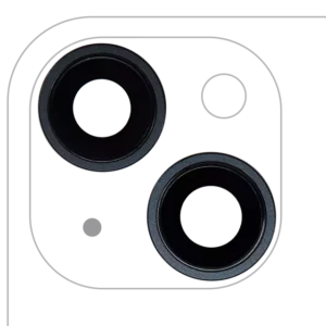 Lentila Camera Spate Cu Suport Si Rama iPhone 14 / 14 Plus (2 Piece Set) Premium (Midnight)