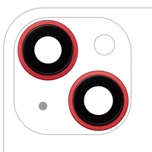 Lentila Camera Spate Cu Suport Si Rama iPhone 14 / 14 Plus (2 Piece Set) Premium (Red)