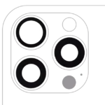 Sticla Camera Spate Cu Adeziv iPhone 15 Pro Max (3 Piece Set) Premium (Real Sapphire)