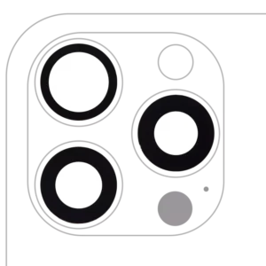 Sticla Camera Spate Cu Adeziv iPhone 15 Pro Max (3 Piece Set) Premium (Real Sapphire)