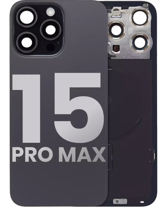 Carcasa Spate iPhone 15 Pro Max Pull A (Black Titanium)