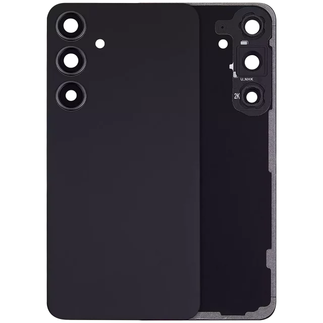 Capac Spate Sticla Samsung Galaxy S24 Plus 5G AMPlus (No Logo) (Onyx Black)