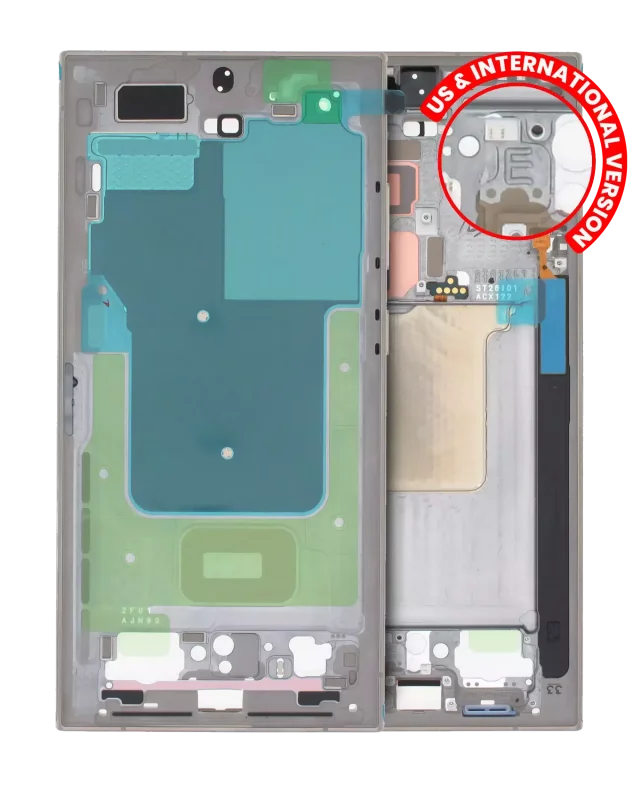 Carcasa Mijloc Samsung Galaxy S24 Ultra 5G (Titanium Gray)