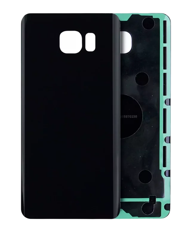 Capac Spate Sticla Samsung Galaxy Note 5 Service Pack Original (Black Sapphire)