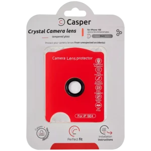 Sticla Protectie Camera iPhone 16E / 17E – Clear Rings (Black)