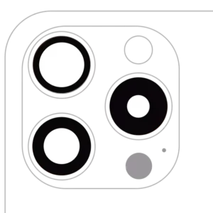 Lentila Camera Spate (Glass Only) Cu Adeziv Telefon iPhone 15 Pro (3 Piece Set) Premium (10 Pack) (Real Sapphire)