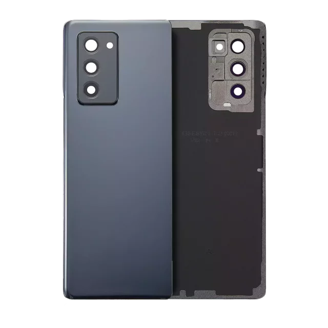 Capac Spate Sticla Samsung Galaxy Z Fold 2 Service Pack Original (Mystic Black)