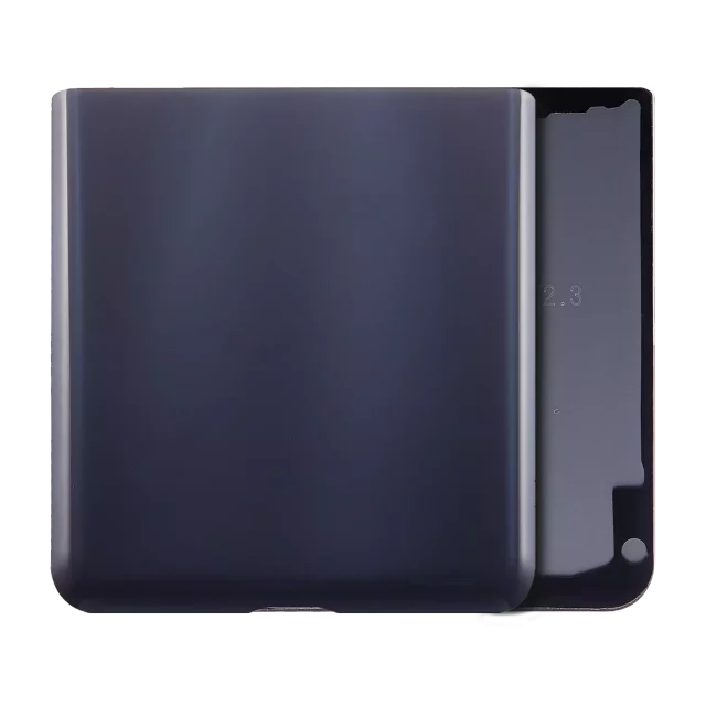 Capac Spate Sticla Samsung Galaxy Z Flip 5G Service Pack Original (Mystic Black)