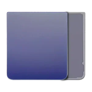 Capac Spate Sticla Samsung Galaxy Z Flip 4 5G Service Pack (Blue)