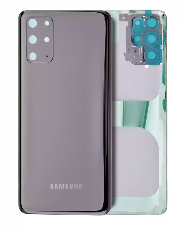 Capac Spate Sticla Samsung Galaxy S20 Plus Service Pack Original (Cosmic Black)