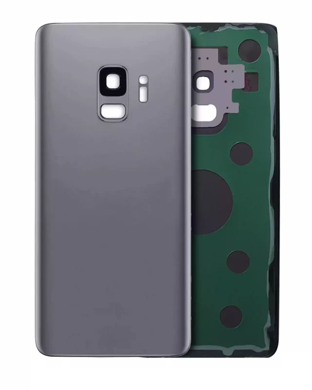 Capac Spate Sticla Samsung Galaxy S9 Service Pack Original (Midnight Black)
