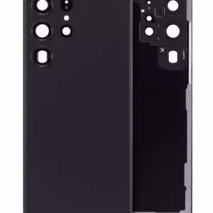 Capac Spate Sticla Samsung Galaxy S23 Ultra 5G AMPlus (No Logo) (Phantom Black)