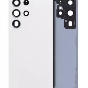 Capac Spate Sticla Samsung Galaxy S23 Ultra 5G AMPlus (No Logo) (Cream)