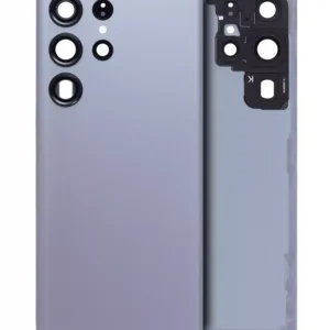 Capac Spate Sticla Samsung Galaxy S23 Ultra 5G AMPlus (No Logo) (Graphite)
