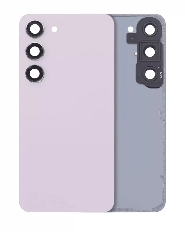 Capac Spate Sticla Samsung Galaxy S23 5G AMPlus (No Logo) (Lavander)