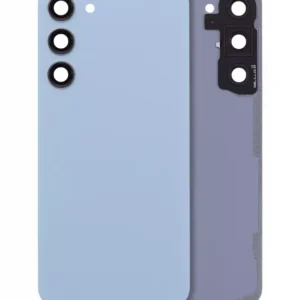 Capac Spate Sticla Samsung Galaxy S23 Plus 5G AMPlus (No Logo) (Blue)