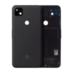 Capac Spate Sticla Google Pixel 4A 5G Original (Black)