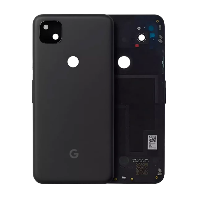 Capac Spate Sticla Google Pixel 4A 5G Original (Black)