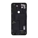 Capac Spate Sticla Google Pixel 4A 5G Original (Black) – imaginea 3