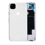 Capac Spate Sticla Google Pixel 4A 5G Original (White)