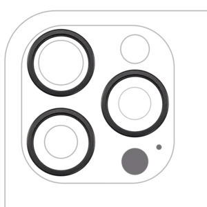Inel Rama Camera Spate Telefon iPhone 16 Pro / 16 Pro Max (Black Titanium) (3 Piece Set)