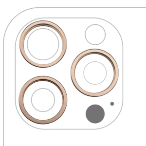 Inel Rama Camera Spate Telefon iPhone 16 Pro / 16 Pro Max (Desert Titaniuml) (3 Piece Set)