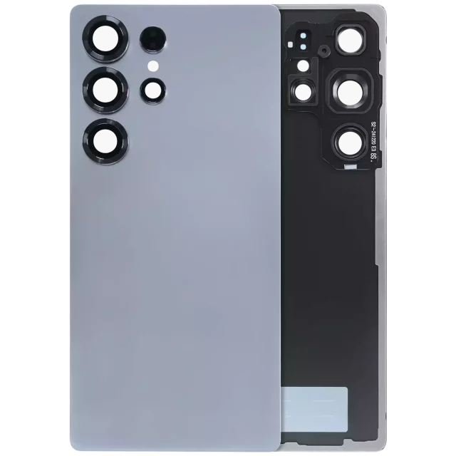 Capac Sticla Spate Cu Lentila Camera Samsung Galaxy S25 Ultra 5G Service Pack (Titanium Silver Blue)