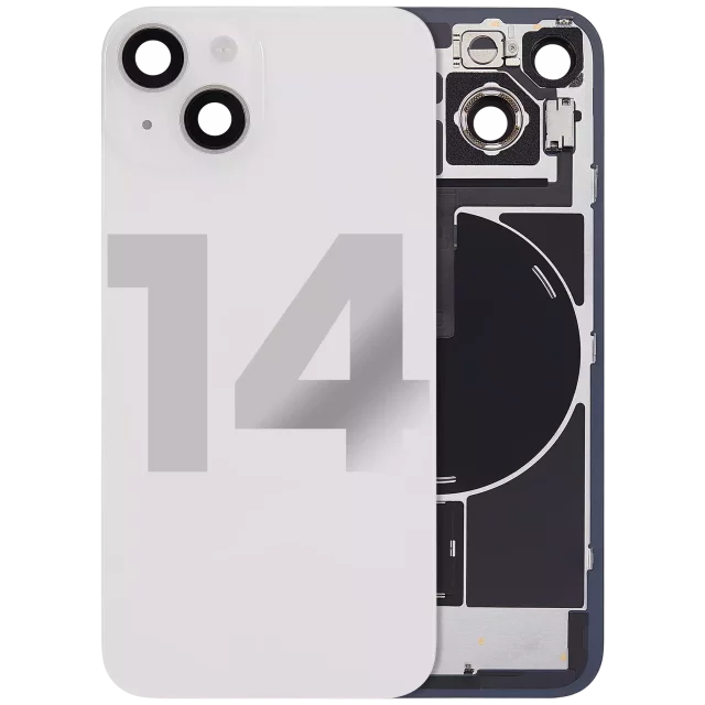 Capac Spate Sticla iPhone 14 Pull A (Starlight)