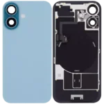 Capac Spate Sticla Cu Magnet MagSafe, NFC Si Lanterna Flex iPhone 16 Pull:B (Teal) – imaginea 2