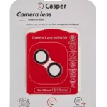 Sticla Protectie Camera iPhone 13 / 13 Mini – Clear Rings (Red)