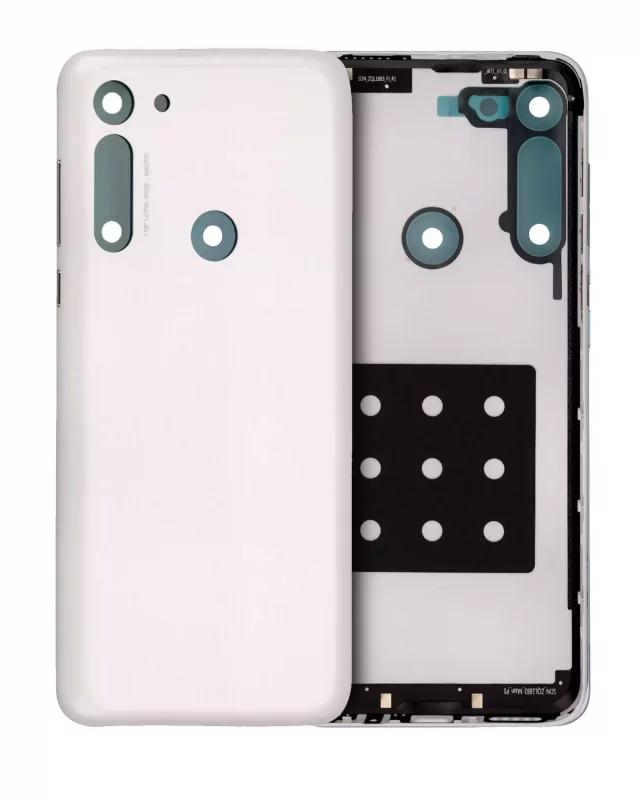 Capac Spate Sticla Motorola Moto G Fast (Prism White)