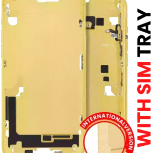 Carcasa Mijloc iPhone 14 Plus AMPlus (Yellow)