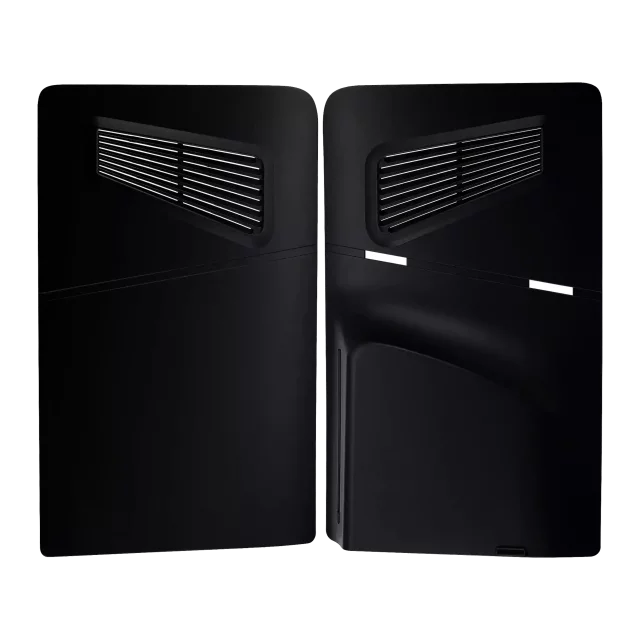 Carcasa Consola (Shelll) PlayStation 5 Slim (Black) (2 Piese Set)
