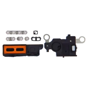 Plasa Protectie Praf Difuzor Principal/Microfon iPhone 13 (10 Pack) (Black)