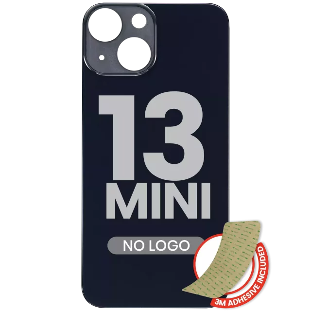 Capac Spate Sticla iPhone 13 Mini (No Logo) (Midnight)