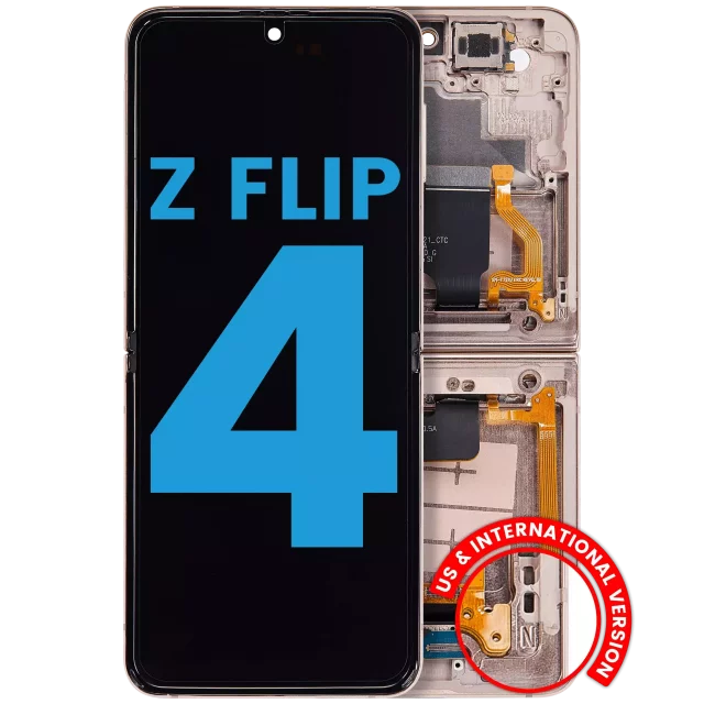 Display telefon Samsung Galaxy Z Flip 4 5G AM (In-Cell LTPS) (Pink) (Inner)