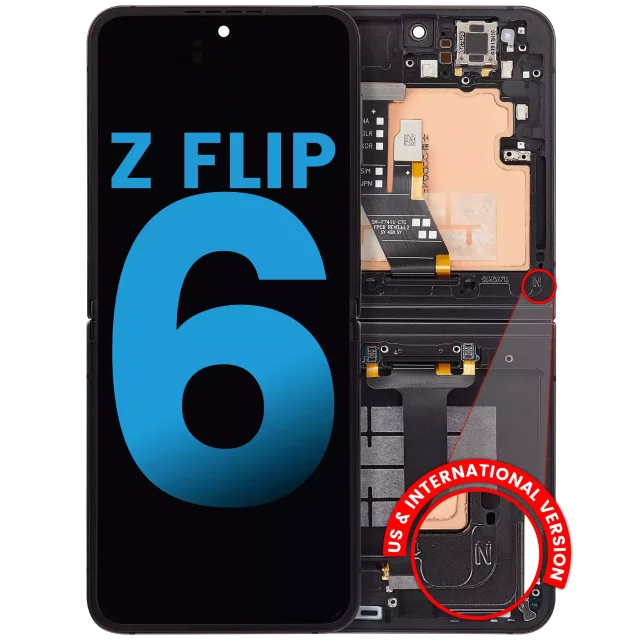 Display telefon Samsung Galaxy Z Flip 6 5G (F741) AMPlus (Black) (Inner)
