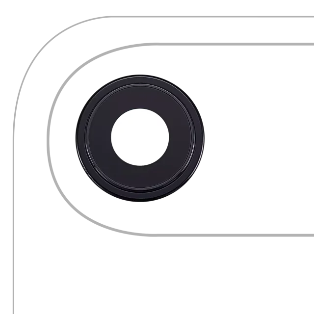 Lentila Camera Spate Cu Suport Si Rama iphone Air Premium (Space Black)